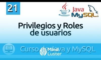 21 Privilegios y Roles de Usuarios en Java y MySQL