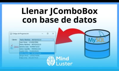 Llenar JComboBox con Base de datos Apache Netbeans y MySQL