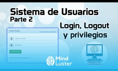 20 Crear login en PHP y MySQL Sistema de usuarios