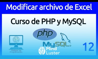 12 Modificar Archivo en Excel desde PHP