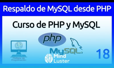 18 Crear respaldo de Base de Datos de MySQL desde PHP