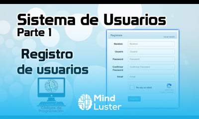 19 Registro de usuarios en PHP y MySQL Sistema de usuarios
