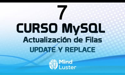 Curso MySQL 7 Actualización de Filas