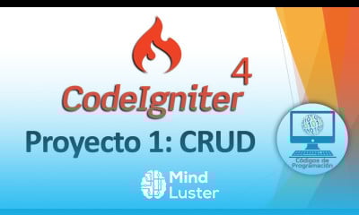CRUD en CodeIgniter 4 Crear leer actualizar eliminar