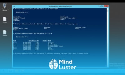 Curso de Windows Server 05 PowerShell 11 table