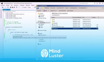 Curso de Windows Server 10 Programación con C 09 ejecutable avi