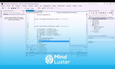 Curso de Windows Server 10 Programación con C 26 conversion avi