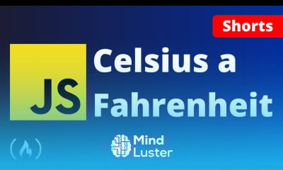 JavaScript Convertir Grados Celsius a Grados Fahrenheit en 60 segundos Shorts