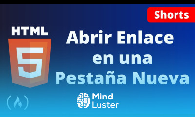 HTML Cómo Abrir un Enlace en una Pestaña Nueva Shorts