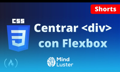 CSS Cómo Centrar un div con Flexbox Horizontal y Verticalmente Shorts