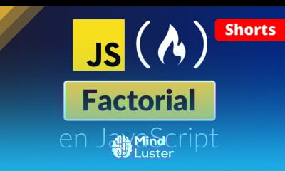 JavaScript Factorial de un Número con Recursión Shorts