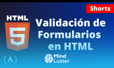  Cómo Validar Formularios con HTML y CSS en 60 segundos Shorts