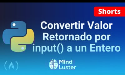 Python Cómo Convertir el Valor Retornado por input a un Entero Shorts