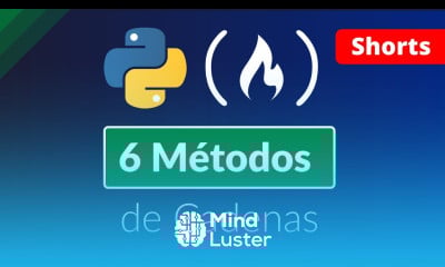Python 6 Métodos de Cadenas en 60 Segundos Shorts