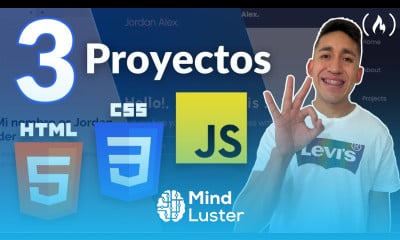 Crea 3 Proyectos con HTML CSS y JavaScript Curso Práctico