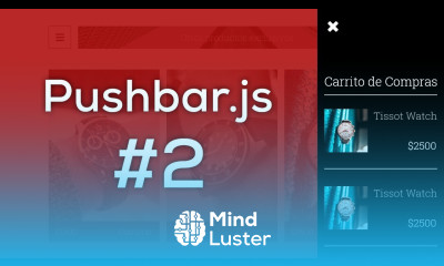 Como Crear una Barra Estilo Carrito de Compras Pushbar js 2