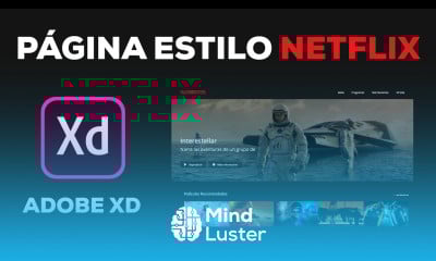 Diseña una página web estilo NETFLIX en Adobe XD
