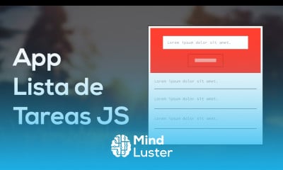 Como hacer una App Lista de Tareas con Javascript Curso JS 1 2
