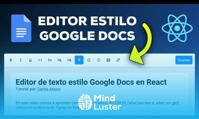 Como crear un editor estilo Google Docs en React TipTap