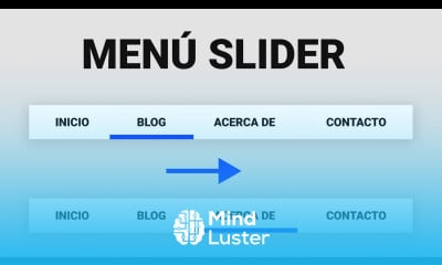 Menú de Navegación Pegajoso y Animado HTML CSS y Javascript