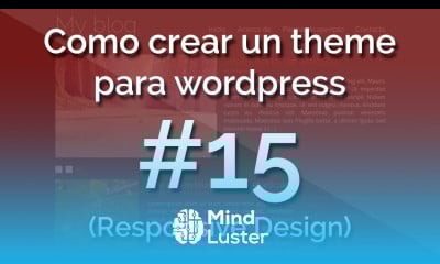 Curso Como crear un theme para wordpress con responsive design 15 Creando menú de wordpress