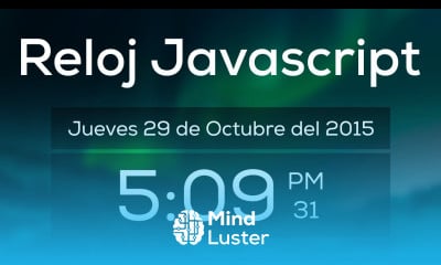 Tutorial Como hacer un Reloj con HTML CSS y Javascript
