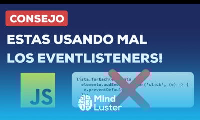 CONSEJO Estas usando mal los Event Listeners en Javascript