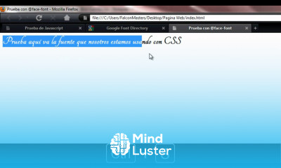 CSS Como poner cualquier tipografia fuente en tu web Font Face