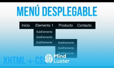 Como hacer un menú desplegable con HTML y CSS