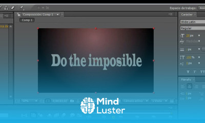 Tutorial After Effects Intro facil sencilla y profesional en After Effects cs4 parte 2