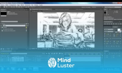 Efecto Dibujo Caricatura Iluminada After Effects