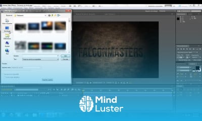 After Effects y Photoshop Banner de títulos con scroll de noticias