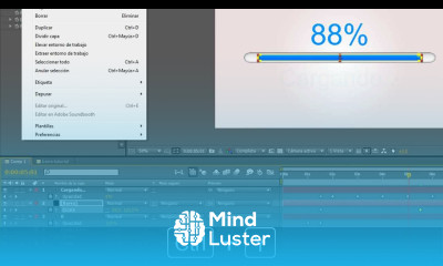 After Effects Animar una barra de espera loading