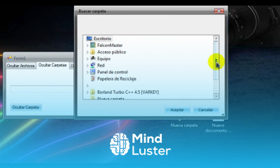Como hacer una aplicacion que oculta carpetas y archivos en visual basic 2008 parte 3