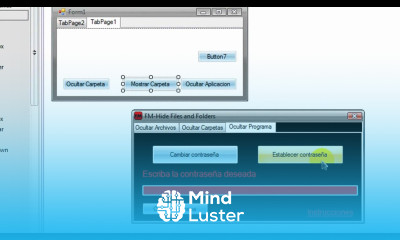 Como hacer una aplicacion que oculta carpetas y archivos en visual basic 2008 parte 1