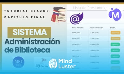 Tutorial Blazor Crea un sistema para biblioteca capitulo final