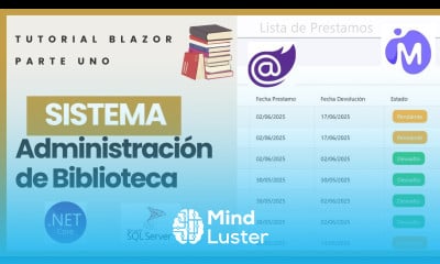 Tutorial Blazor Crea un sistema para administrar biblioteca parte uno