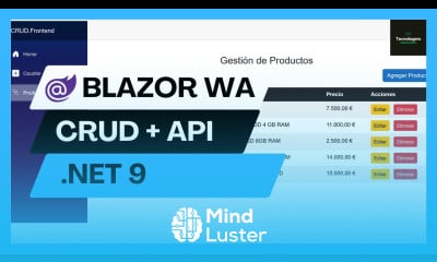 Como crear CRUD WEB API con Blazor y NET 9