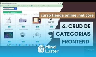 Como crear una tienda online CRUD de Categorías FRONTEND