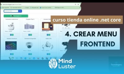 Como crear una tienda online 4 Crear menú en el FRONTEND