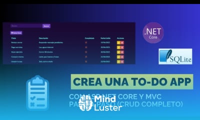  Crea una ToDo App con ASP NET Core MVC y SQLite paso a paso CRUD COMPLETO