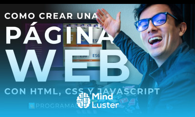Como crear una página web con HTML CSS y Javascript 