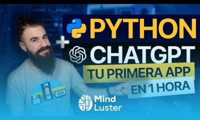Crea una APP con PYTHON y CHATGPT desde cero