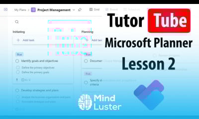 Microsoft Planner Lesson 2 Making your Plan