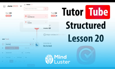 Structured Lesson 5 Editing and Deleting Tasks