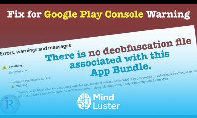 Fix for There is no deobfuscation file associated with this App Bundle in Google Play Console