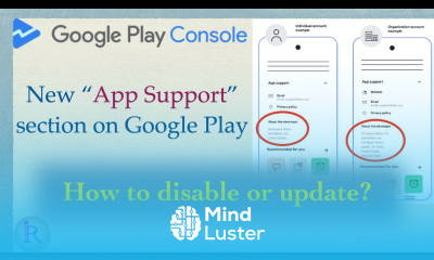 Developer s legal name and address are visible under About the developer section on google play
