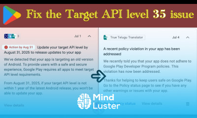  Action required Your apps are affected by Google Play s target API level requirements 