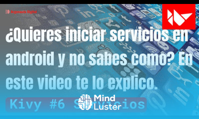Crear servicios en primer plano o segundo plano en Android con KivyMD y Python