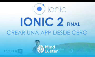 Crear una app desde cero con Ionic 2